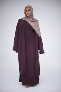 Mariya Knit Cardigan Abaya