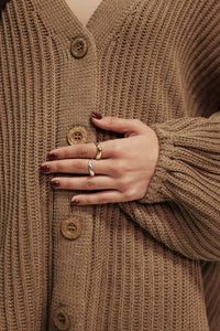 Mona Crochet Knit Cardigan