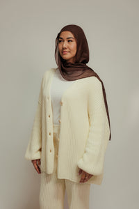 Mona Crochet Knit Cardigan